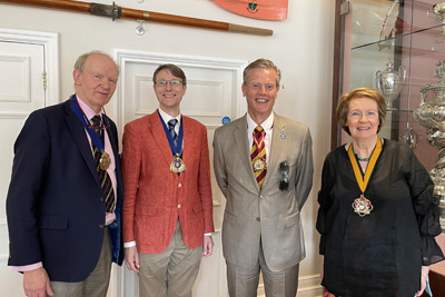 Lunch at Leander Club for the Financial Services Group of Livery Companies